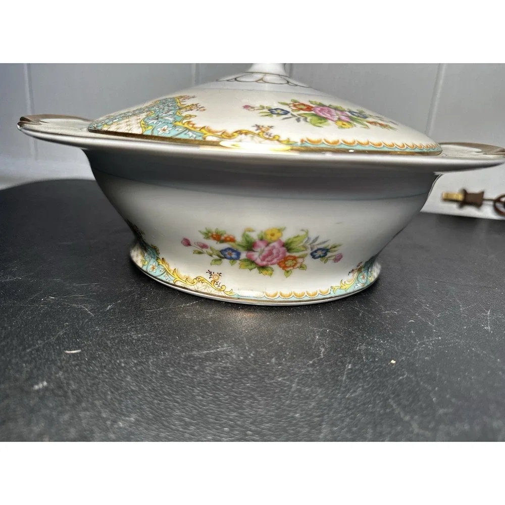 Vintage Noritake‎ Covered Vegetable Serving Bowl Tureen Dish